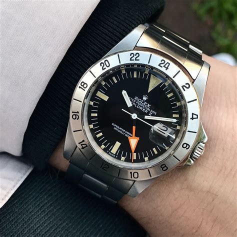 rolex explorer 2 on hand